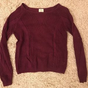 Burgundy Sweater from Urban Outfitters